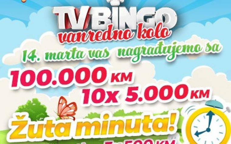 Večerašnje izdanje vanrednog TV Binga uz Jackpot od 1.160.000 KM