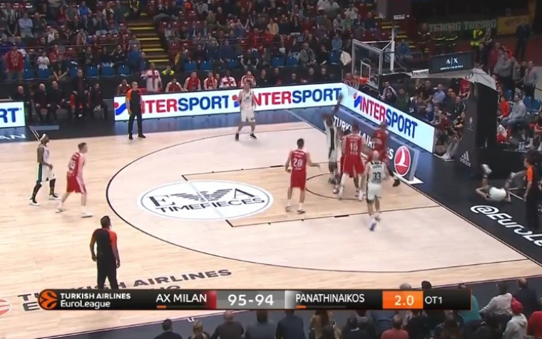(VIDEO) Nevjerovatno: Panathinaikos autokošem stigao do pobjede u Milanu