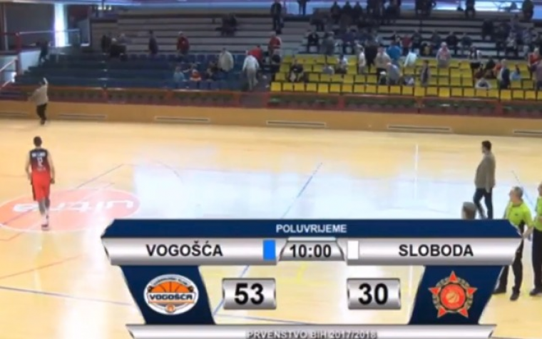 (VIDEO) Incident na poluvremenu utakmice Vogošća-Sloboda