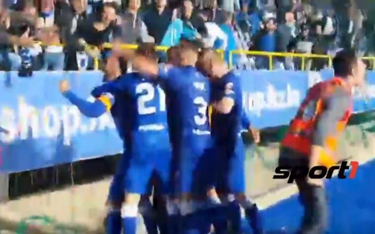 (VIDEO) Kakva eksplozija emocija: Pogledajte slavlje fudbalera Plavih nakon gola Krpića