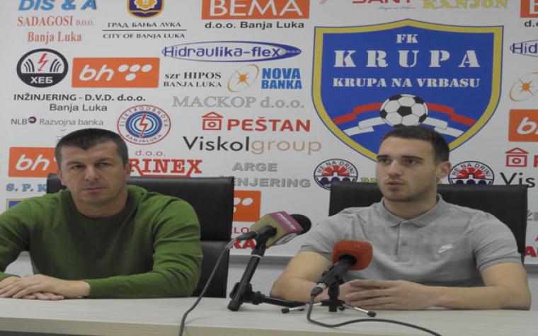 Krupa spremna za gostovanje kod Musemića: 'Bez ikakvog imperativa putujemo na megdan Mladosti'