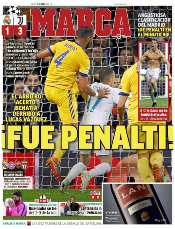 marca.jpg - Većina misli da je Juventus pokraden, ali pogledajte ovu fotografiju