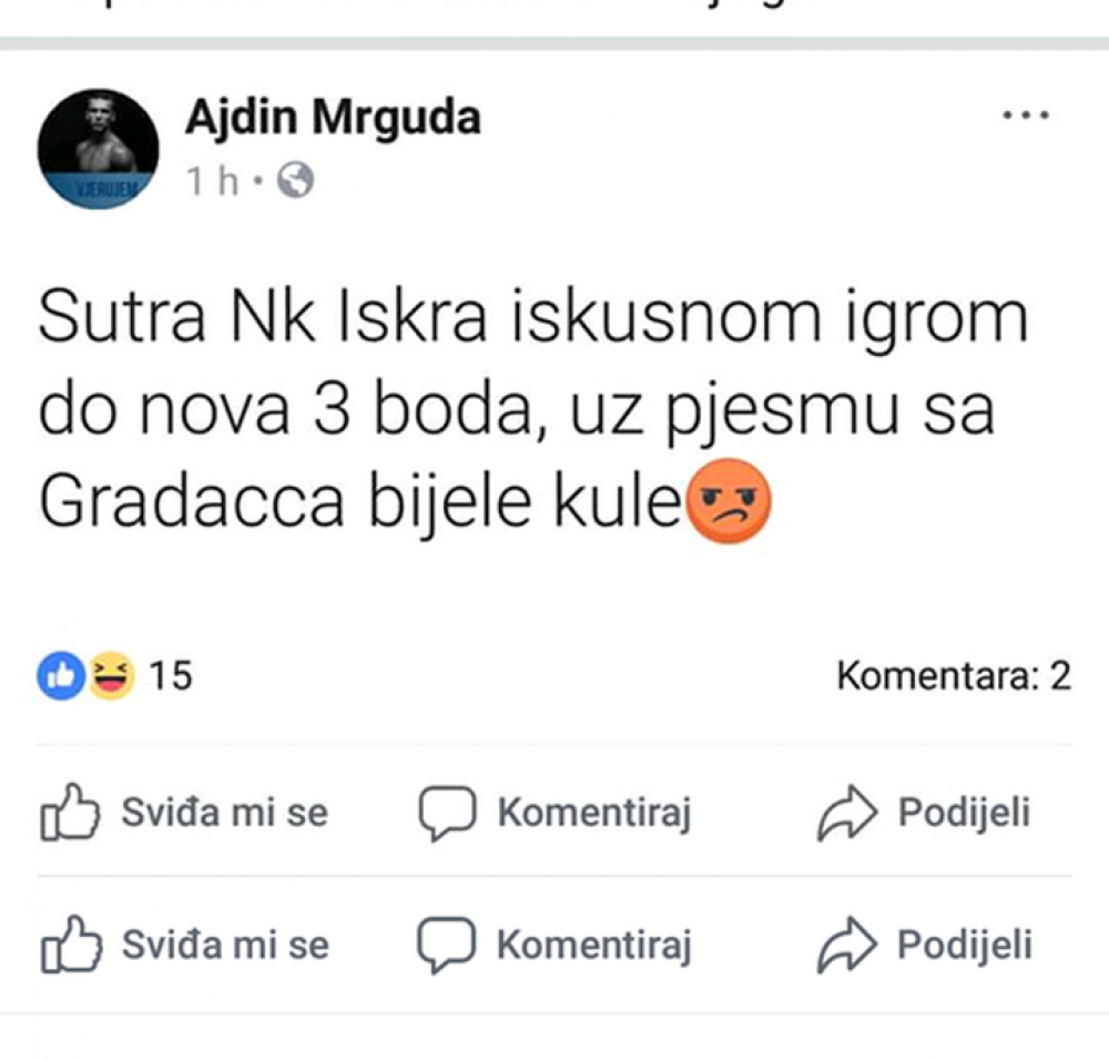 statusmrguda (002).png - Lakrdija u Gradačcu obilježila kolo 1. lige FBiH, šta nas čeka sutra u Siminom Hanu i Tešnju?