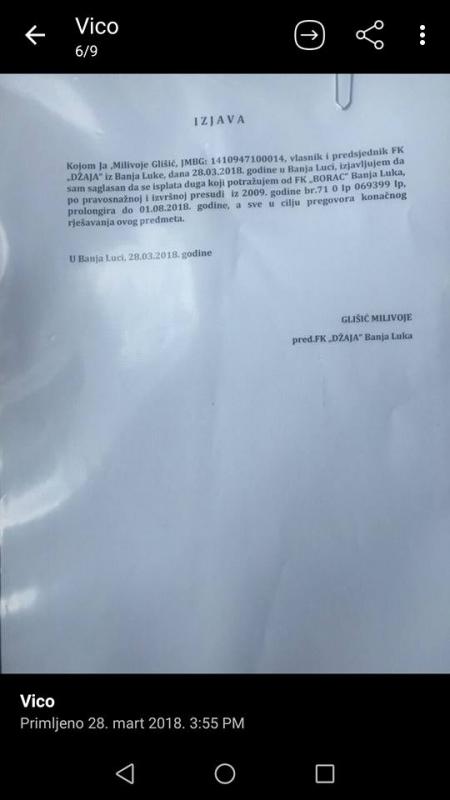 3.jpg - (FOTO) FK Džaja iznio saopštenje: Ovako nas je Vico Zeljković pokušao prevariti