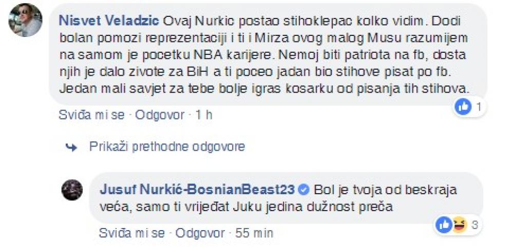 1.jpg - (FOTO) Nurkić podržao bh. reprezentativce, pa dobio kritike na koje je imao odgovor
